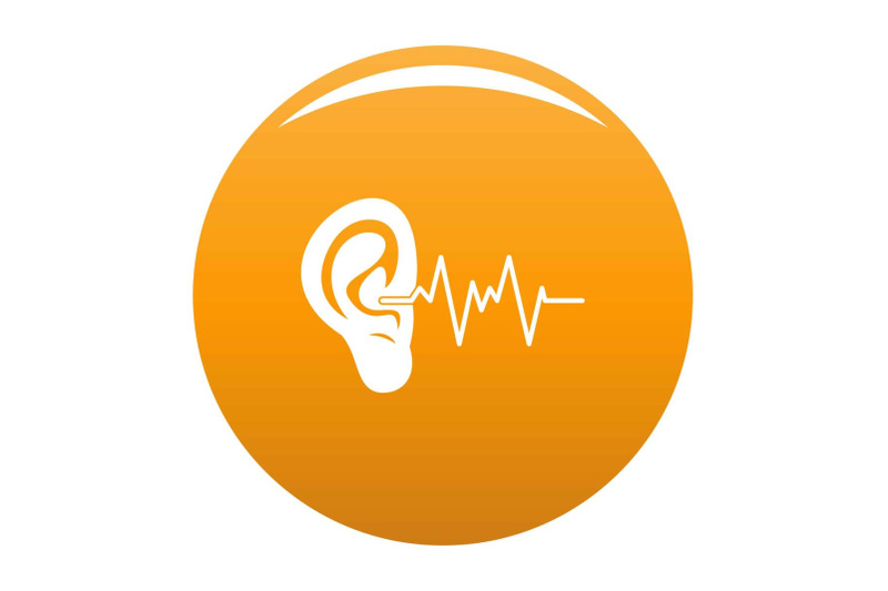 ear-icon-vector-orange