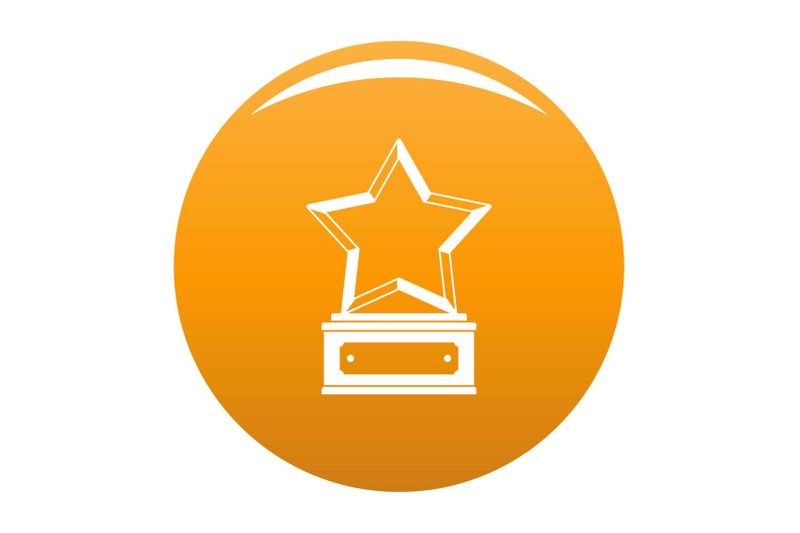 star-award-icon-vector-orange
