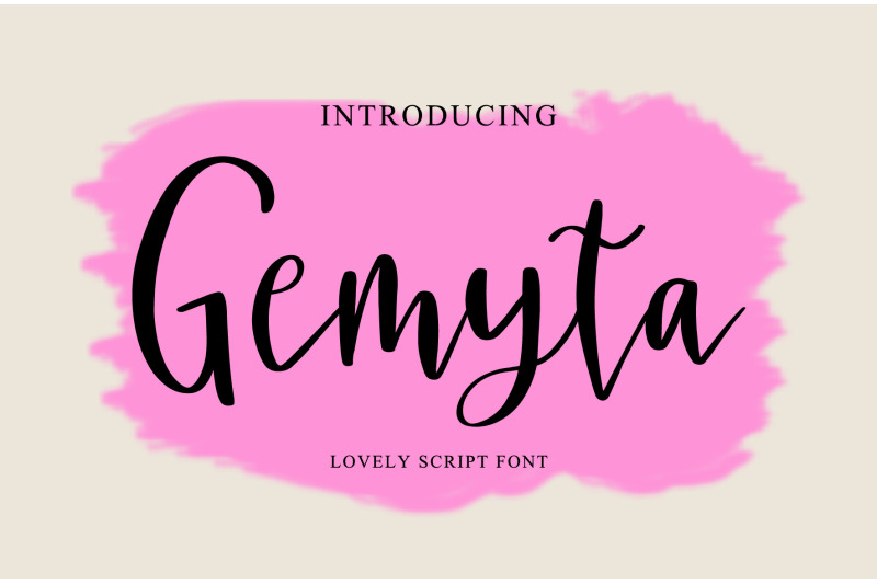 gemyta-script-font