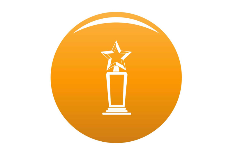 star-award-icon-vector-orange