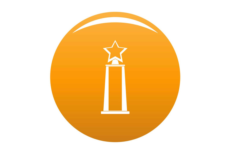 star-award-icon-vector-orange