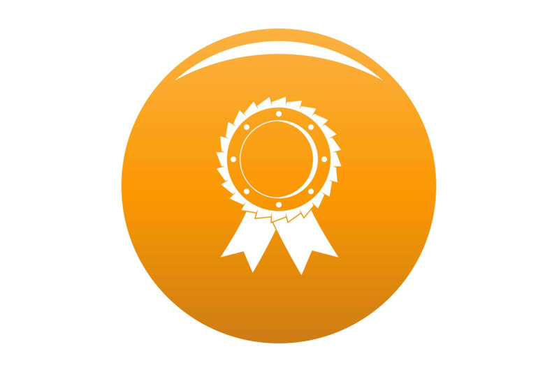 award-icon-vector-orange