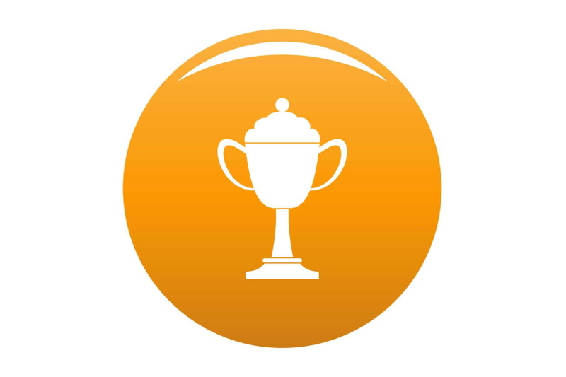 cup-award-icon-vector-orange