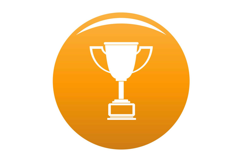 cup-award-icon-vector-orange