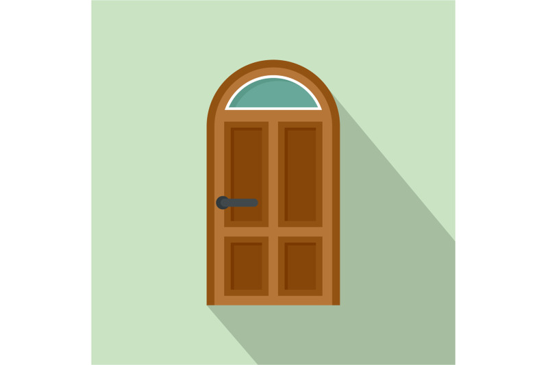 security-door-icon-flat-style