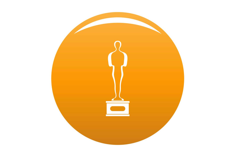 award-icon-vector-orange