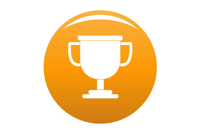 cup-award-icon-vector-orange