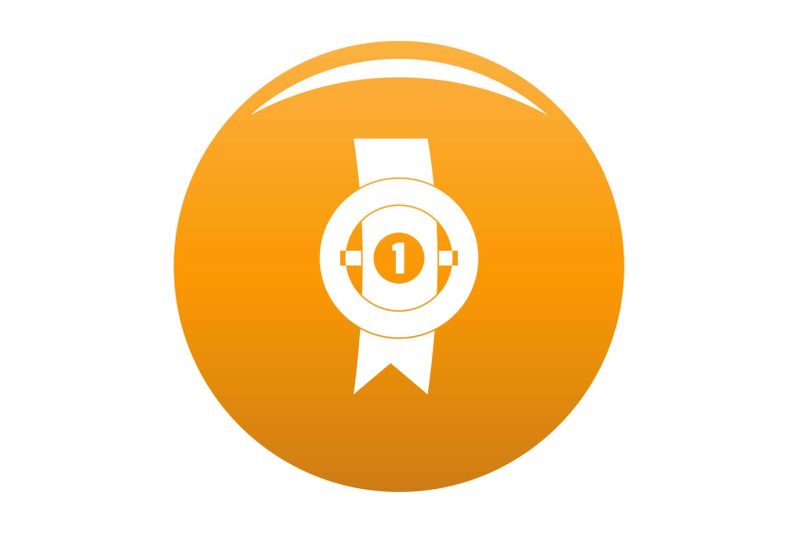 award-ribbon-icon-vector-orange