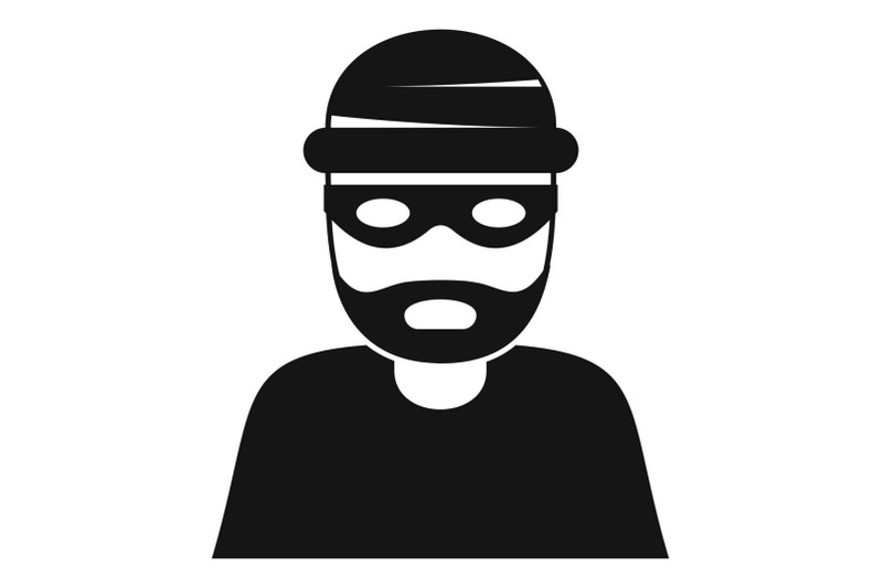 thief-icon-simple-style