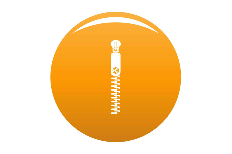 textile-zip-icon-vector-orange