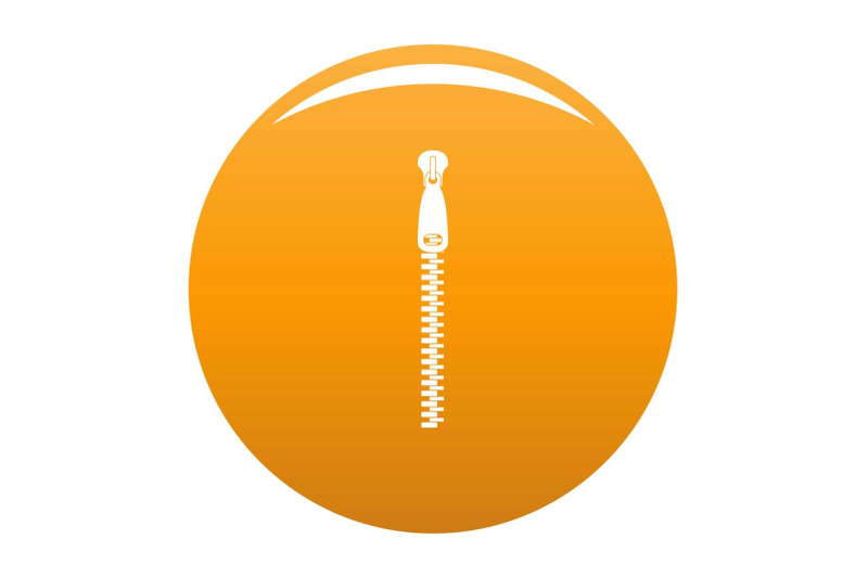 steel-zip-icon-vector-orange