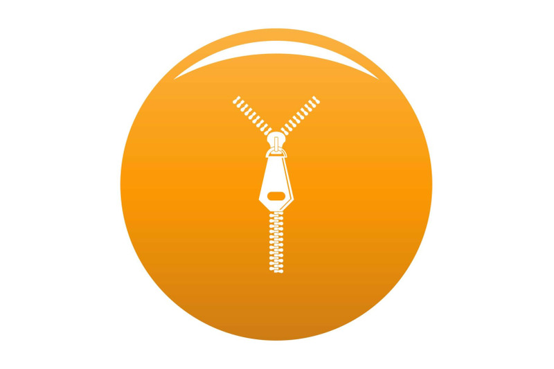 jeans-zip-icon-vector-orange