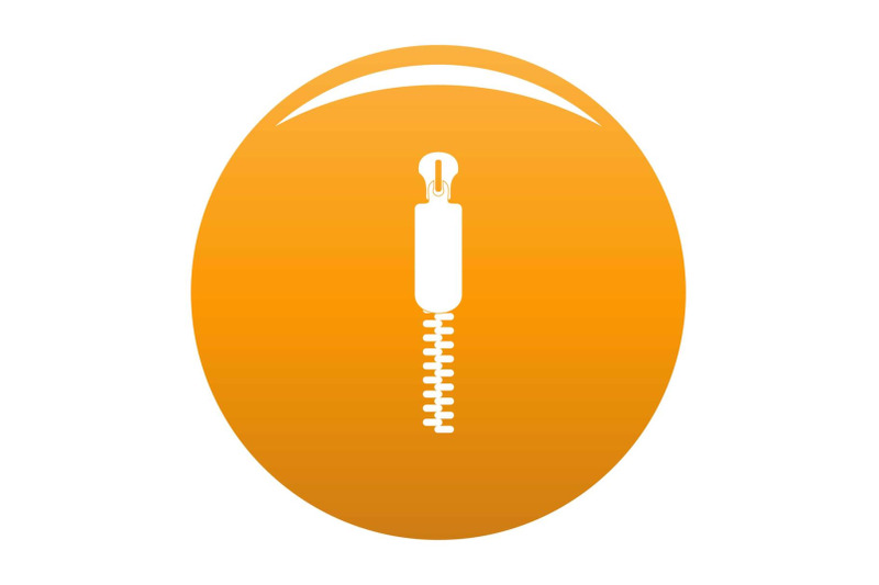 coat-zip-icon-vector-orange