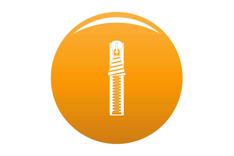zipper-icon-vector-orange