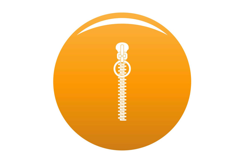 little-zip-icon-vector-orange