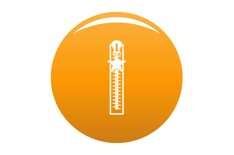 closed-zip-icon-vector-orange
