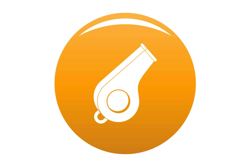 whistle-icon-vector-orange