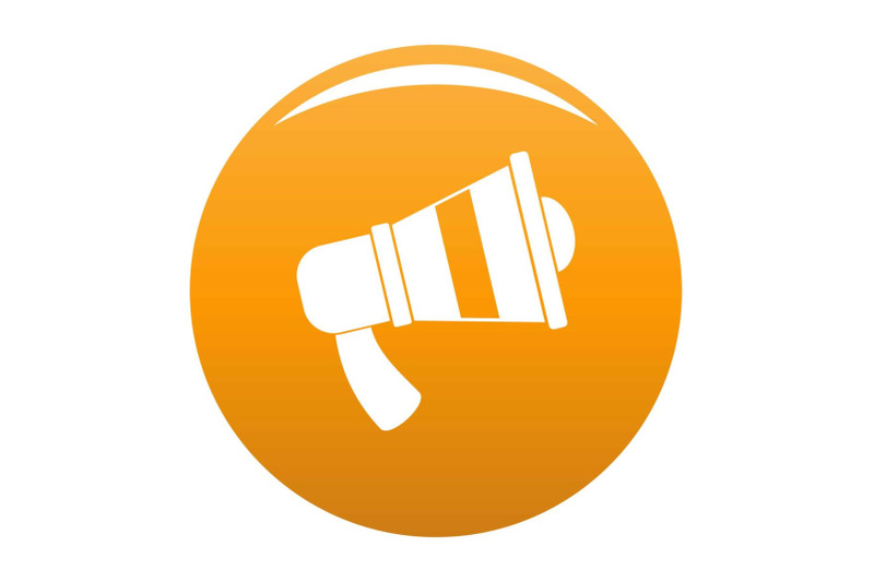 megaphone-icon-vector-orange