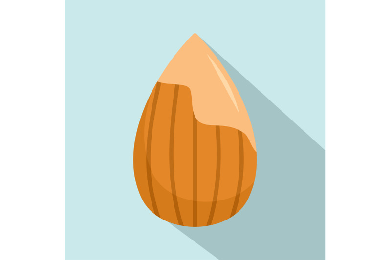 almond-icon-flat-style