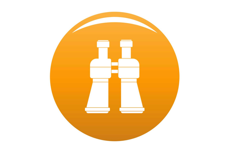 binoculars-icon-vector-orange