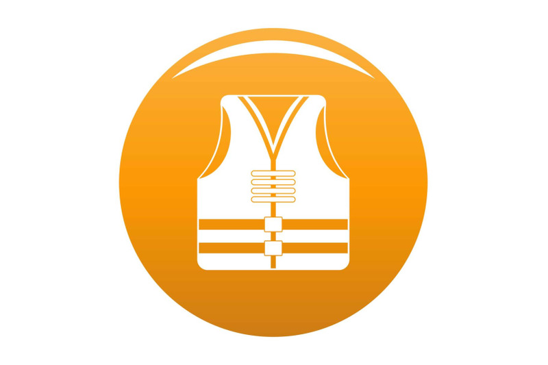 rescue-vest-icon-vector-orange