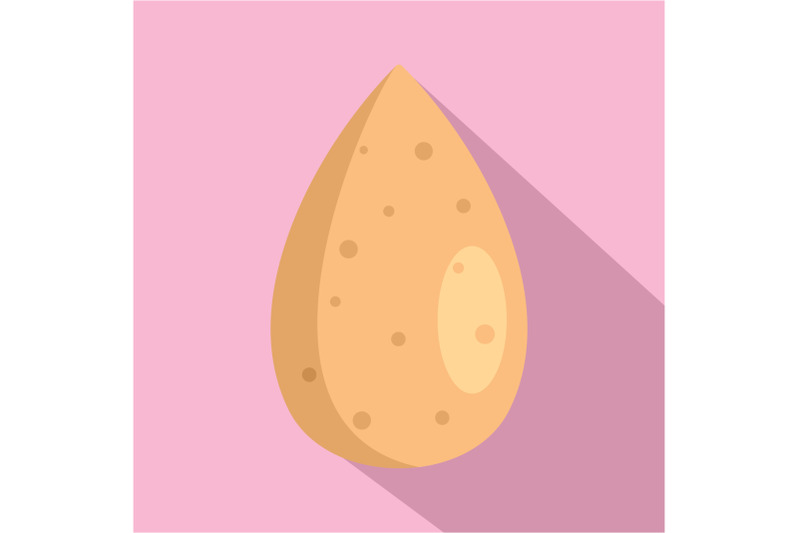 clean-almond-icon-flat-style