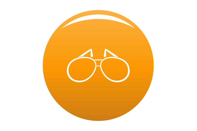 sunglasses-icon-vector-orange