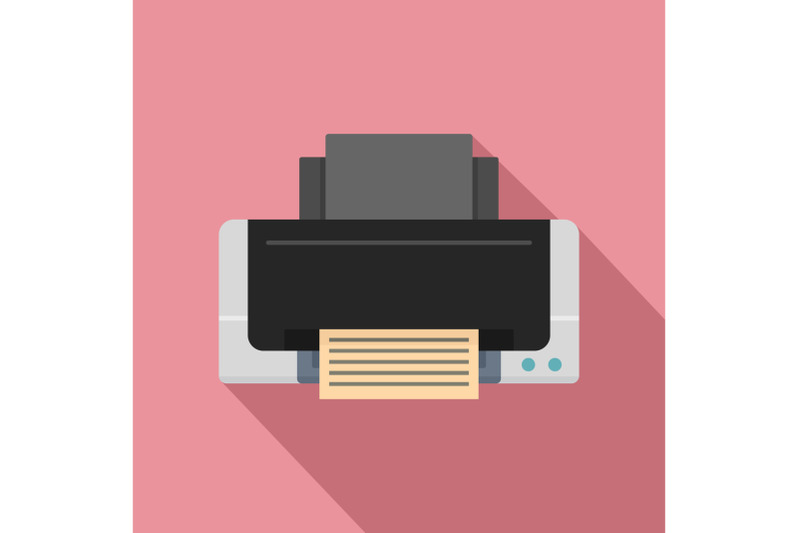 inkjet-printer-icon-flat-style