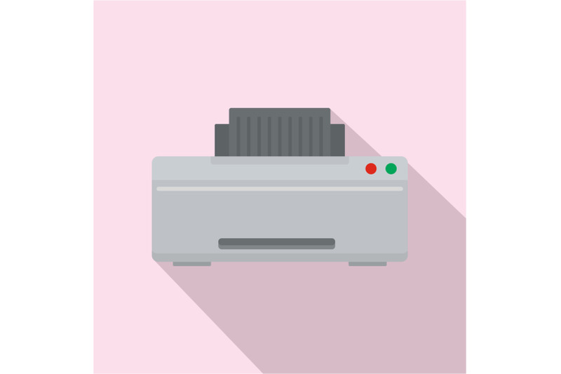 grey-printer-icon-flat-style