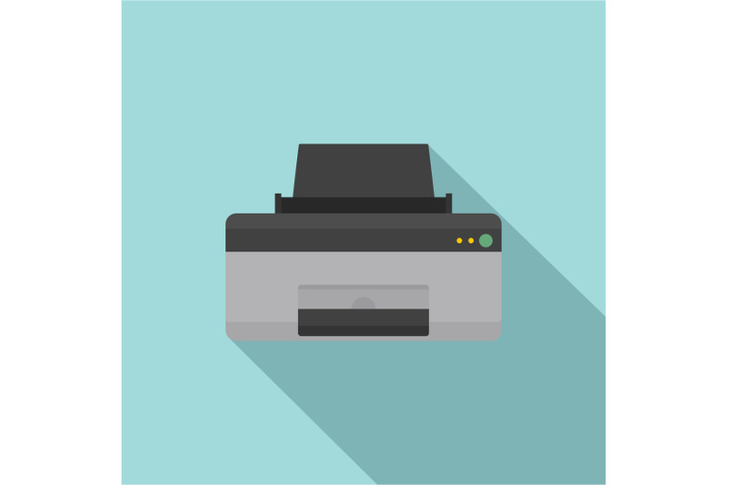 home-printer-icon-flat-style