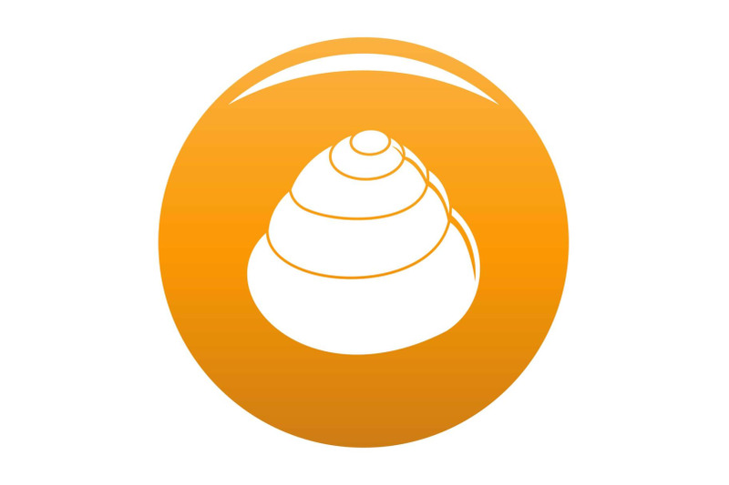 animal-shell-icon-vector-orange