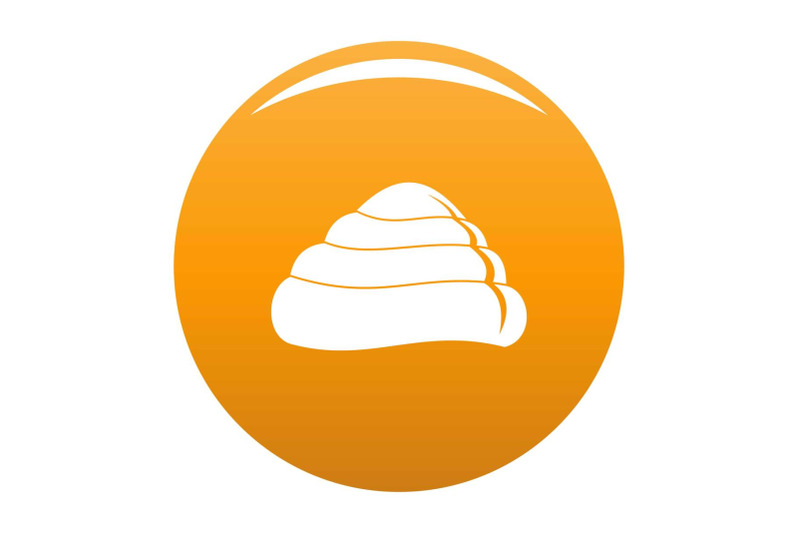 ocean-shell-icon-vector-orange