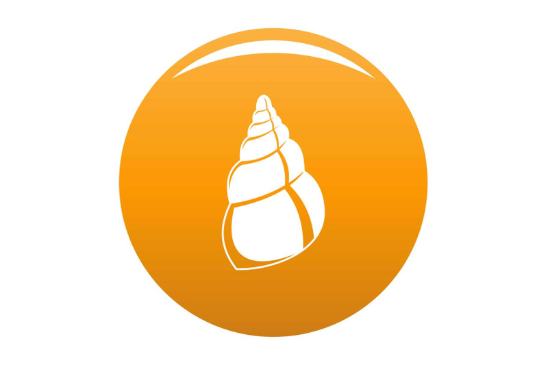 wild-shell-icon-vector-orange