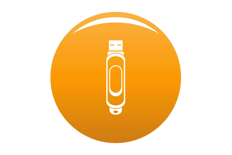 mini-usb-icon-vector-orange