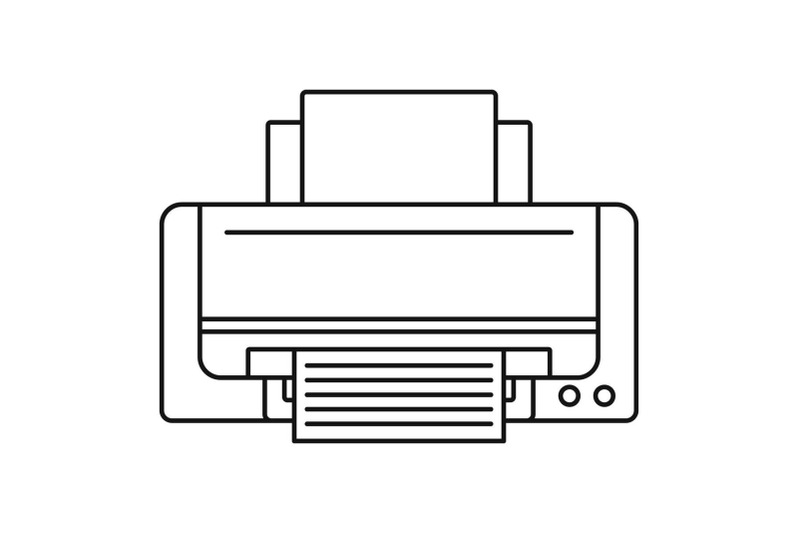 inkjet-printer-icon-outline-style