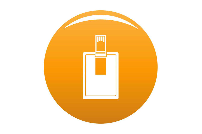 key-connector-icon-vector-orange