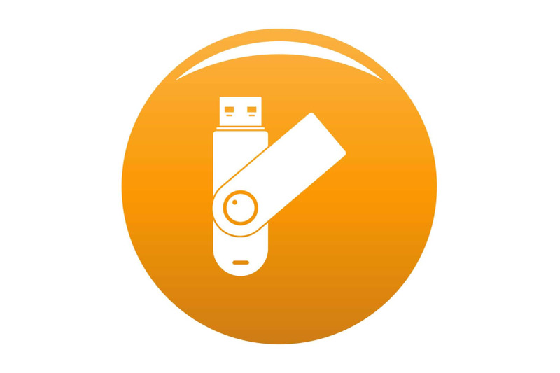 usb-device-icon-vector-orange