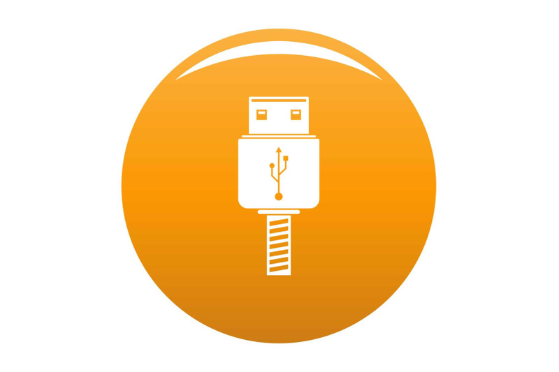 memory-flash-drive-icon-vector-orange