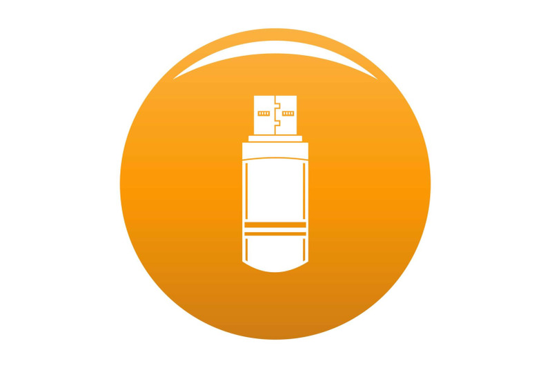 small-flash-drive-icon-vector-orange