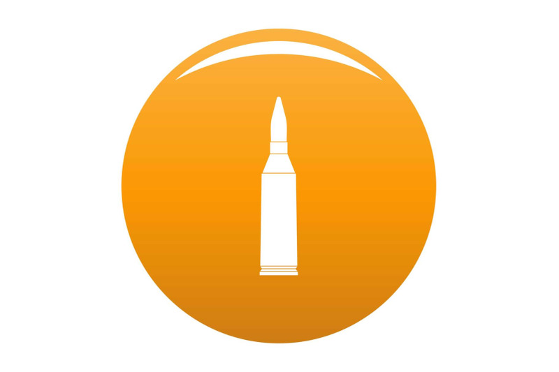 thin-cartridge-icon-vector-orange