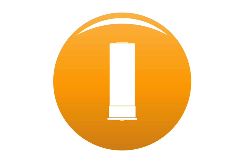 large-cartridge-icon-vector-orange