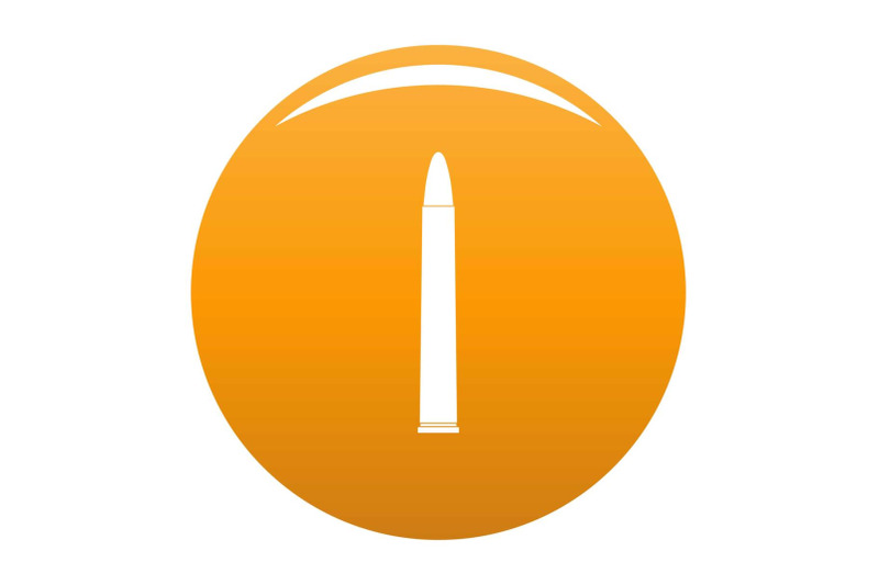 small-cartridge-icon-vector-orange