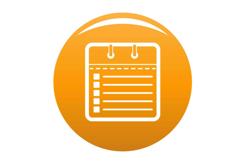 calendar-list-icon-vector-orange