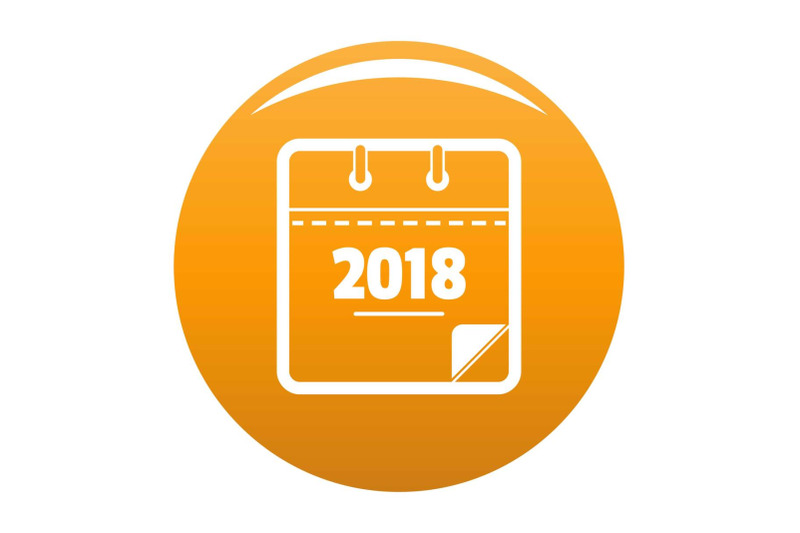 calendar-new-year-icon-vector-orange