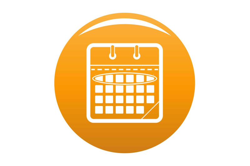 calendar-day-icon-vector-orange