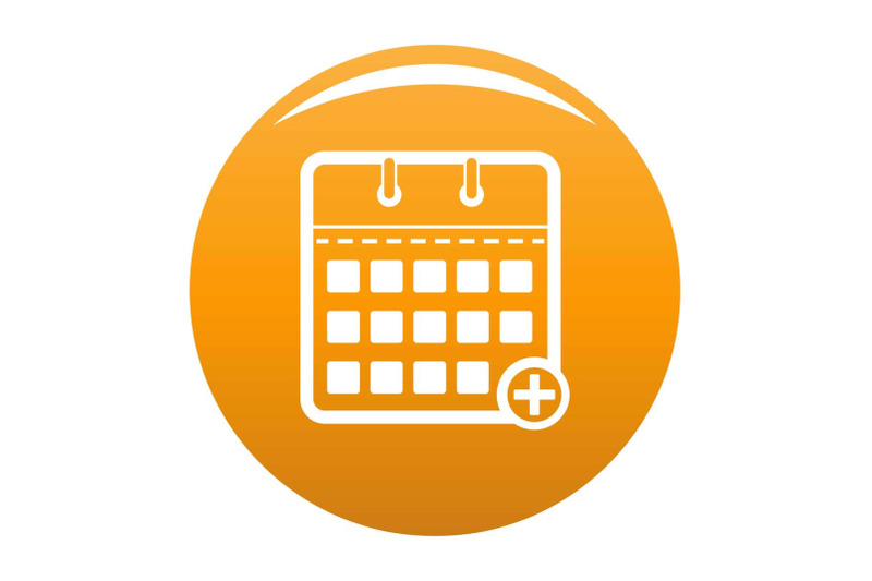 calendar-deadline-icon-vector-orange