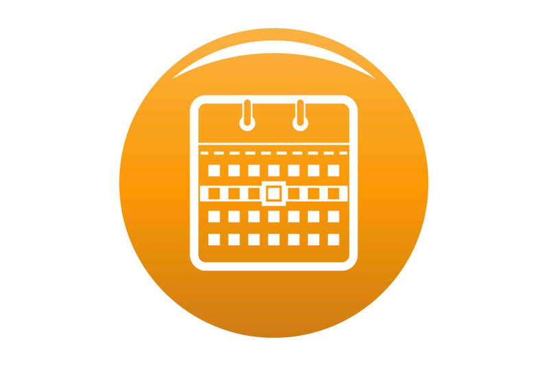 calendar-page-icon-vector-orange