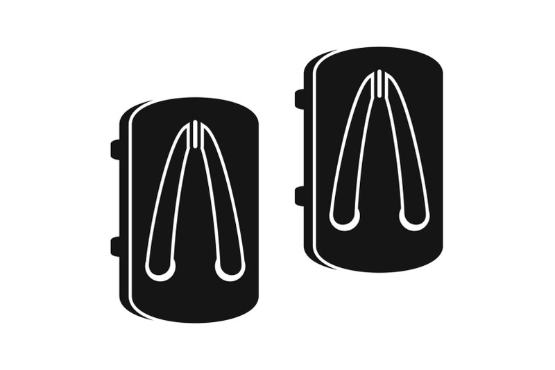 asian-slippers-icon-simple-style