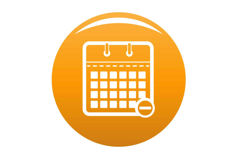calendar-page-icon-vector-orange