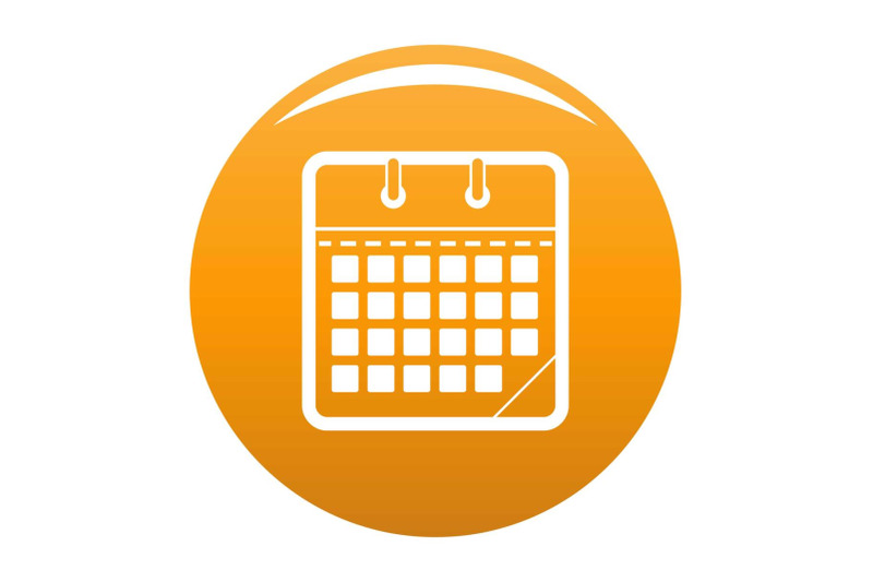 calendar-office-icon-vector-orange